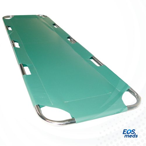 Camilla para Rescate ReActiv Industrial, Plegadiza con Lona Verde, Cromada